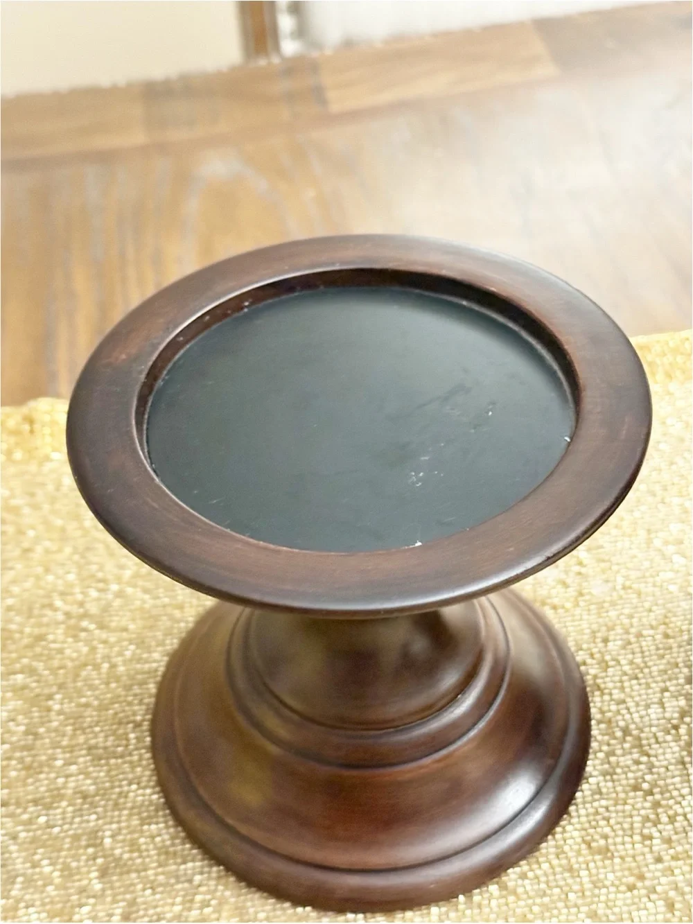 🕯️ Pottery Barn Turned Wood Pillar Candle Holders – Set of 2 - Picture 4 of 6